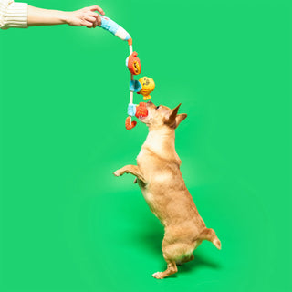 the furryfolks Fishing Nose Work & Tug Toy - Henlo Pets