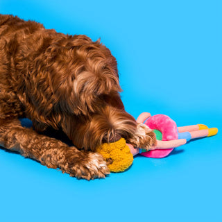 the furryfolks Flamingo Hooman Nose Work Dog Toy - Henlo Pets