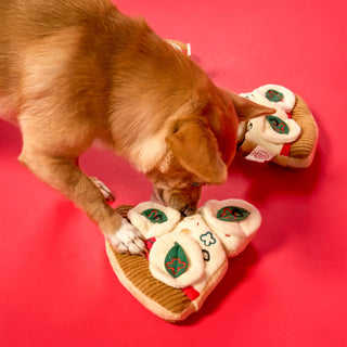 the furryfolks Pizza Nosework Dog Toy - Henlo Pets