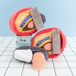 the furryfolks Tinned Mussel Nosework Dog Toy - Henlo Pets