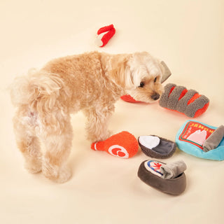 the furryfolks Tinned Mussel Nosework Dog Toy - Henlo Pets