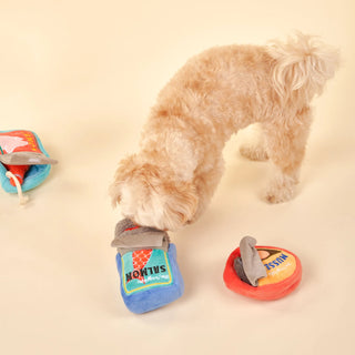 the furryfolks Tinned Mussel Nosework Dog Toy - Henlo Pets