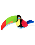 P.L.A.Y. Fetching Flock Tito the Toucan Plush Dog Toy - Henlo Pets