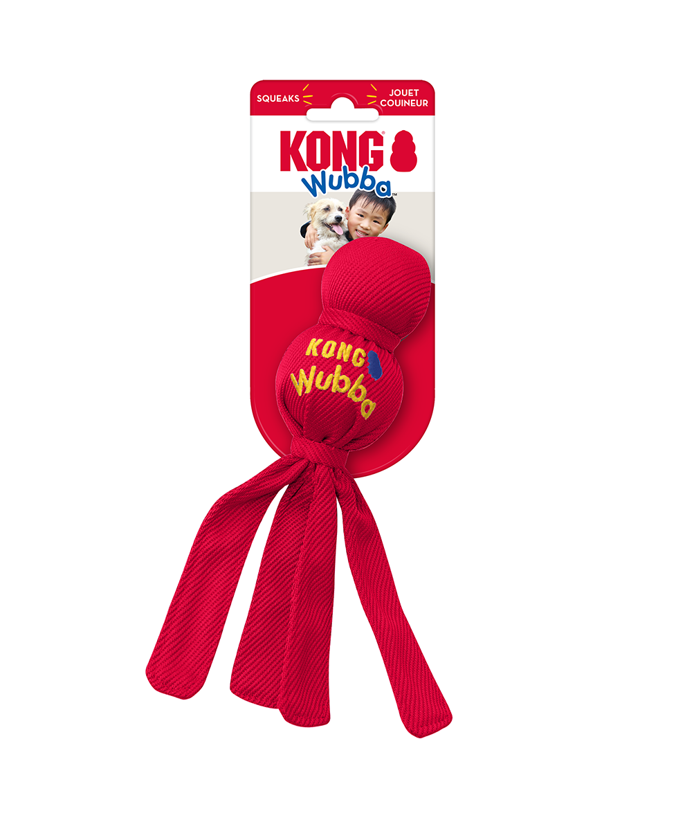 KONG - Wubba Weaves with Rope Small - Henlo Pets