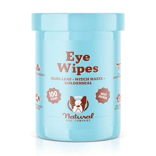 Natural Dog Company Eye Wipes 100 Count | Henlo Pets