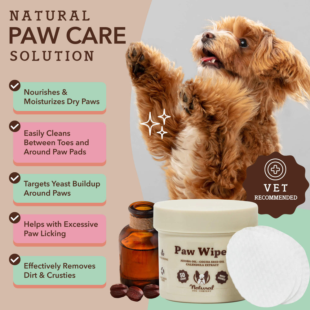 Natural Dog Company - Paw Wipes - Henlo Pets