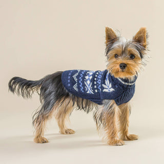 Alqo Wasi - Winter Night Alpaca Dog Sweater - Henlo Pets