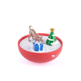 P.L.A.Y. Holiday Wobble Ball 2.0 Enrichment Christmas Edition Dog Toy | Henlo Pets