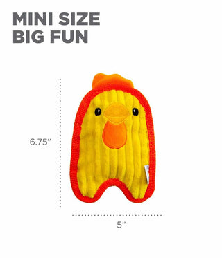 Outward Hound Invincibles Chicky Durable Squeaker Dog Toy - Henlo Pets
