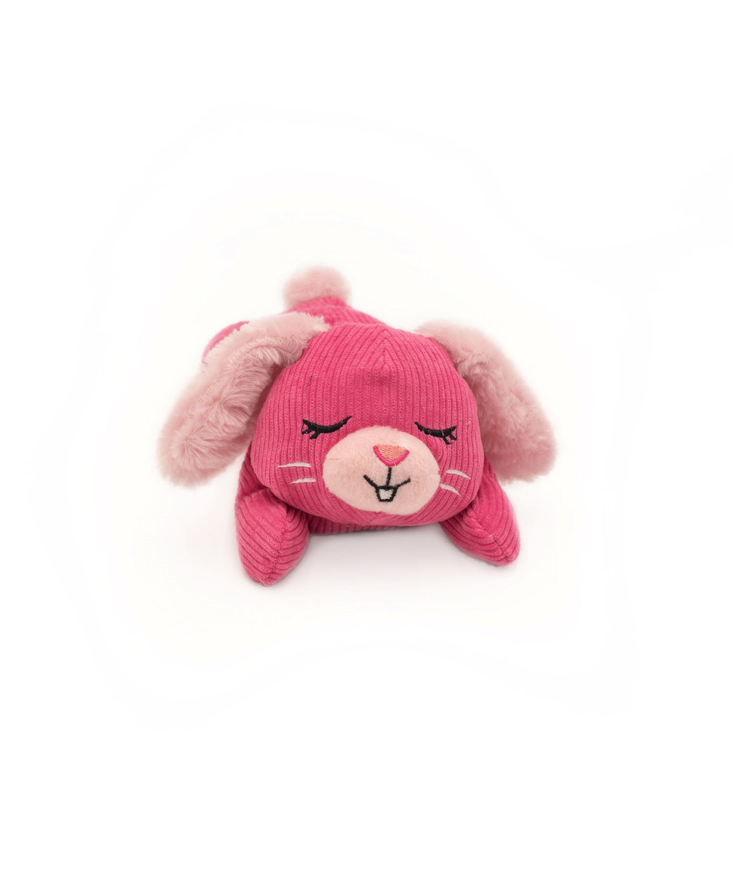 Zippy Paws Snooziez - Bunny Silent Squeaker Plush Dog Toy