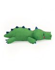 Zippy Paws Snooziez - Alligator Silent Squeaker Plush Dog Toy