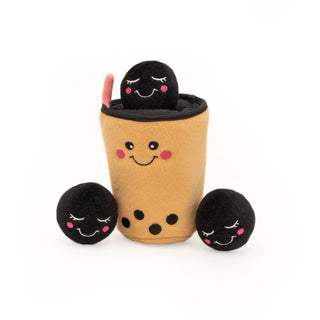 Zippy Burrow Boba Milk Tea Interactive Dog Toy