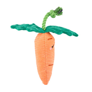 Zippy Paws Crinkle Crops Carrot Plush Dog Toy | Henlo Pets