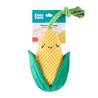 Zippy Paws Crinkle Crops Corn Plush Dog Toy | Henlo Pets