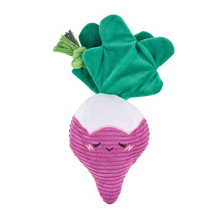 Zippy Paws Crinkle Crops Radish Plush Dog Toy | Henlo Pets