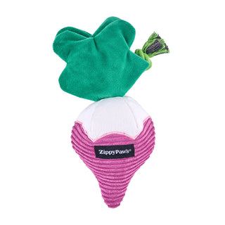 Zippy Paws Crinkle Crops Radish Plush Dog Toy | Henlo Pets