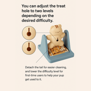 Bite Me Spin and Snack Feeding Enrichment Toy | Henlo Pets