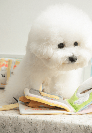 Bite Me Barking Day Play Book Nose Work Toy | Henlo Pets