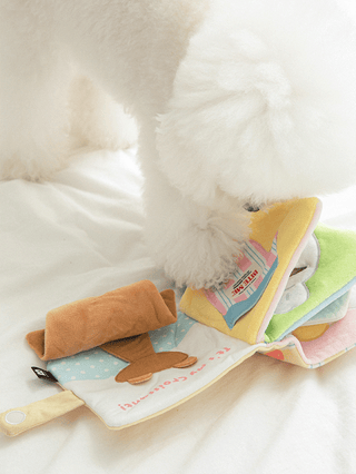 Bite Me Barking Day Play Book Nose Work Toy | Henlo Pets