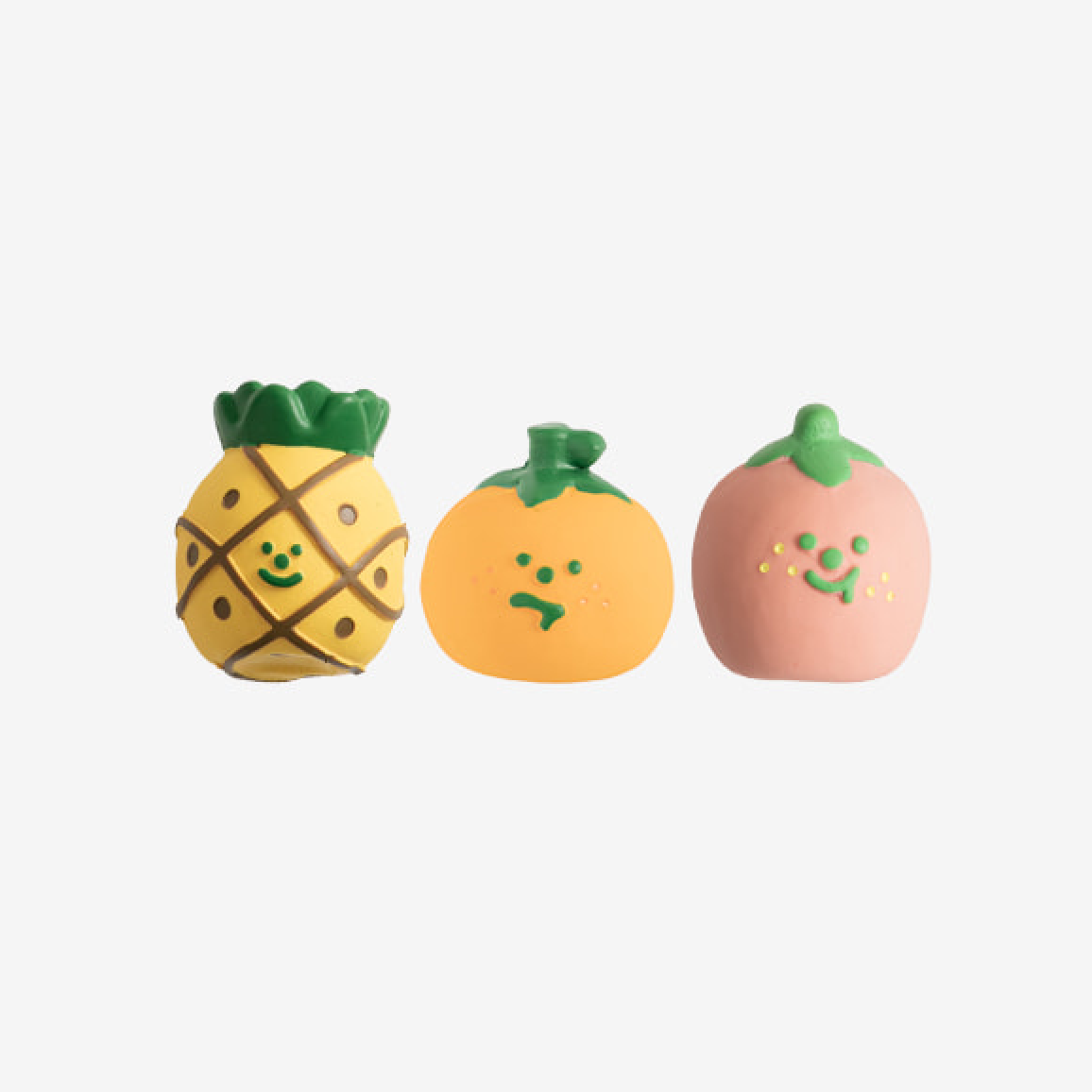 Bite Me - Fruits Friends Latex Toy (Set of 3) - Henlo Pets