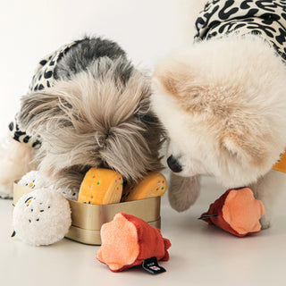 Bite Me - Lunch Box Plush Dog Toy Set - Henlo Pets