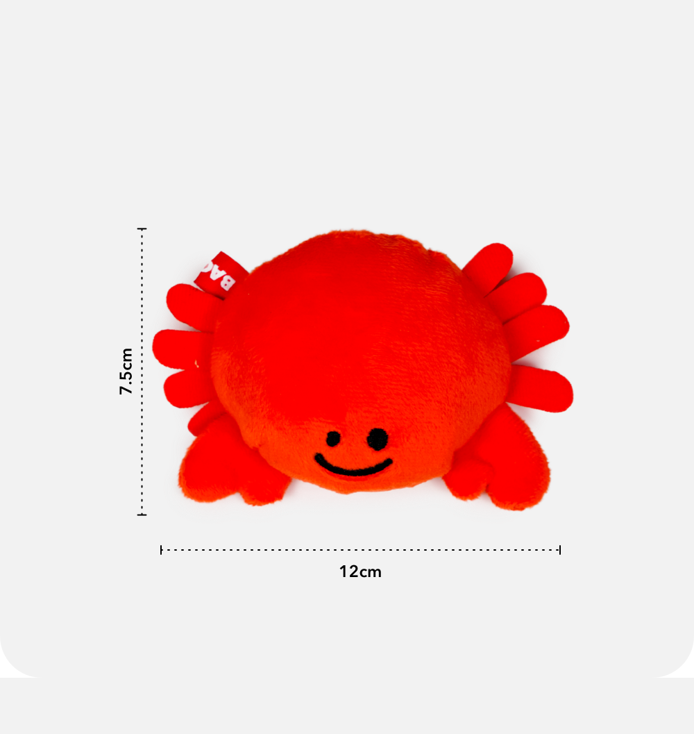 Bacon Crab &amp; Friends Plush Dog Toy - Henlo Pets