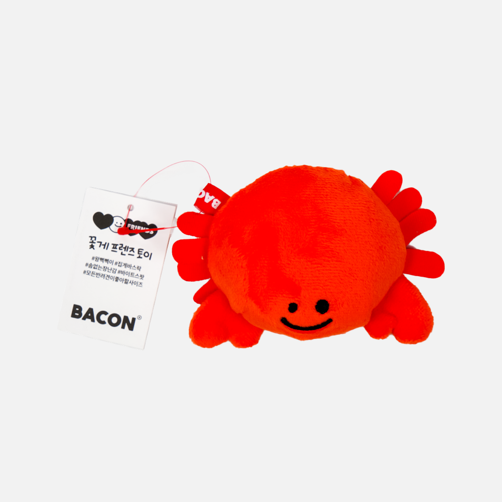 Bacon Crab &amp; Friends Plush Dog Toy - Henlo Pets