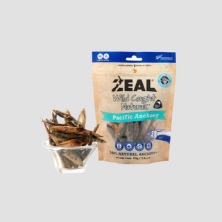 Zeal Freeze Dried Naturals Pacific Anchovy Dog Treats 70g
