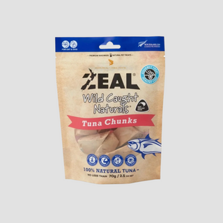 Zeal Freeze Dried Naturals Tuna Chunks Dog Treats 70g