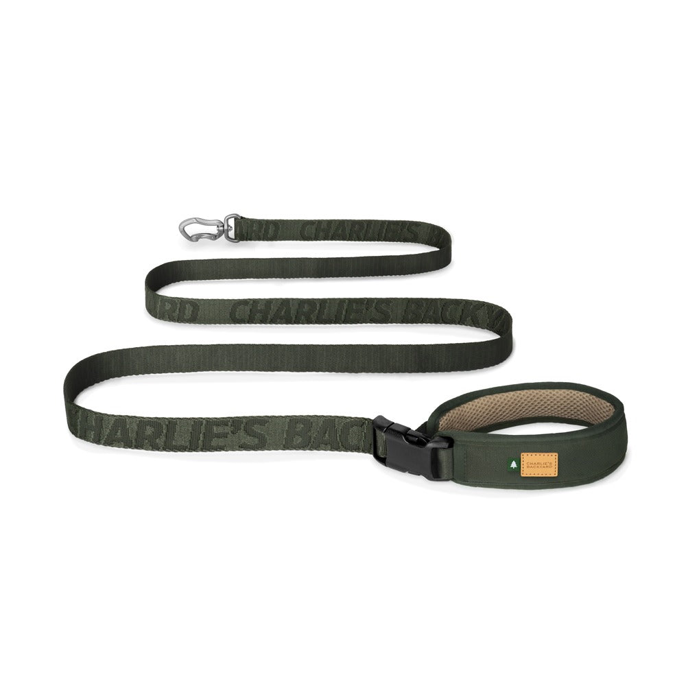 Charlie&#39;s Backyard - Town Cordura® Leash Khaki - Henlo Pets