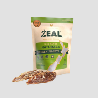 Zeal Free Range Naturals Chicken Fillets Dog Treats 125g