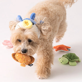 Bite Me Sea Friends Nose Work Plush Dog Toy | Henlo Pets