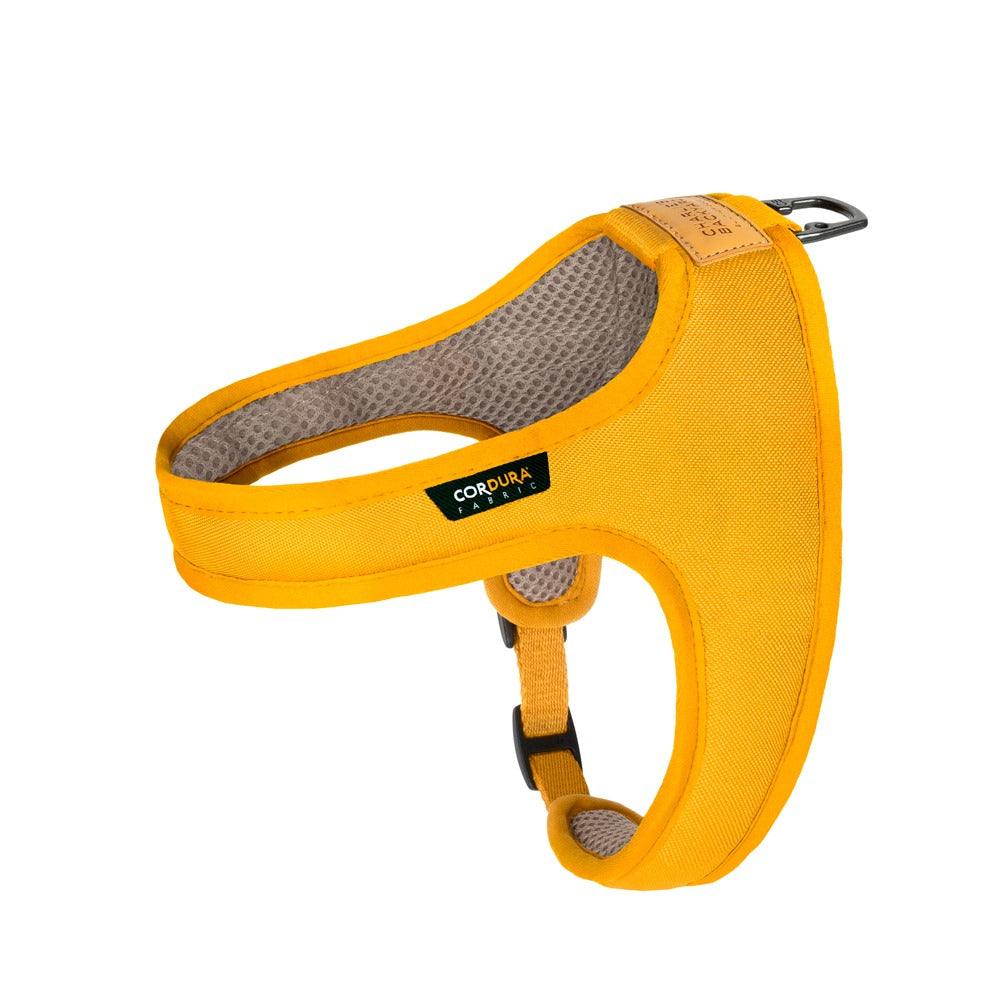 Charlie&#39;s Backyard - Town Cordura® Harness Yellow - Henlo Pets