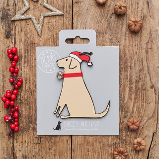 Christmas Decoration/Ornament - Yellow Labrador | Henlo Pets