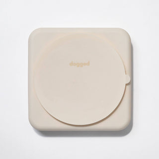 Dogged Argyle Slow Feeder Bowl - Buttercream | Henlo Pets