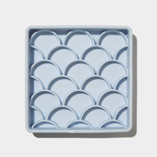 Dogged 3-in-1 Fish Scale Slow Feeder Bowl - Sky