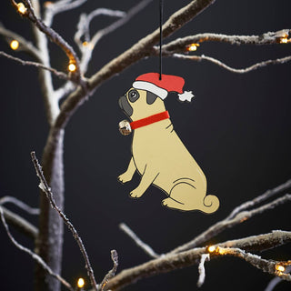 Christmas Decoration/Ornament - Pug | Henlo Pets