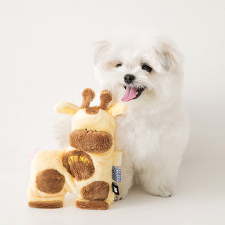 Bite Me Stubby Friends Animals Plush Dog Toy