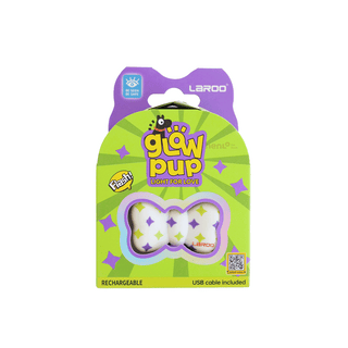 Laroo Glow Pup Bow Tie Blinker LED Safety Light | Henlo Pets