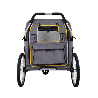 Ibiyaya Heavy Duty Bike Trailer/Jogger Foldable Stroller - Large Pet - Henlo Pets