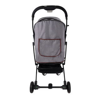 Ibiyaya Speedy Fold East Store Pet Stroller - Grey Denim - Henlo Pets