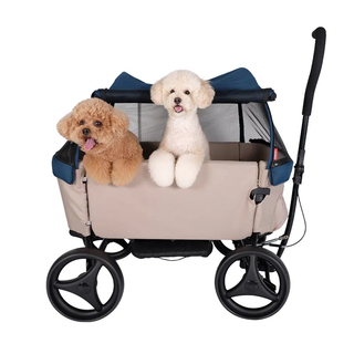 Ibiyaya Noah All Around Pet Beach Wagon up to 50kg - Sand & Sea - Henlo Pets