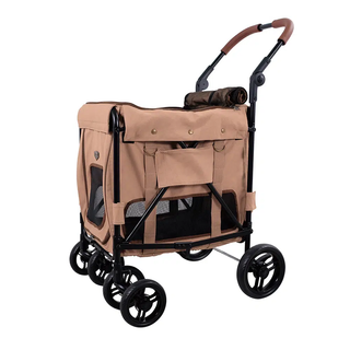 Ibiyaya Pet Wagon for dogs up to 25kg - Dirty Peach - Henlo Pets