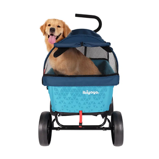 Ibiyaya Noah All Around Pet Beach Wagon up to 50kg - Pacific Blue - Henlo Pets