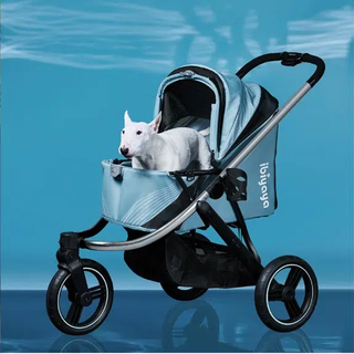 Ibiyaya The Beast Running/Hiking Jogging Pet Stroller - Flash Grey - Henlo Pets