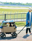 Ibiyaya Noah All Around Pet Beach Wagon up to 50kg - Pacific Blue - Henlo Pets