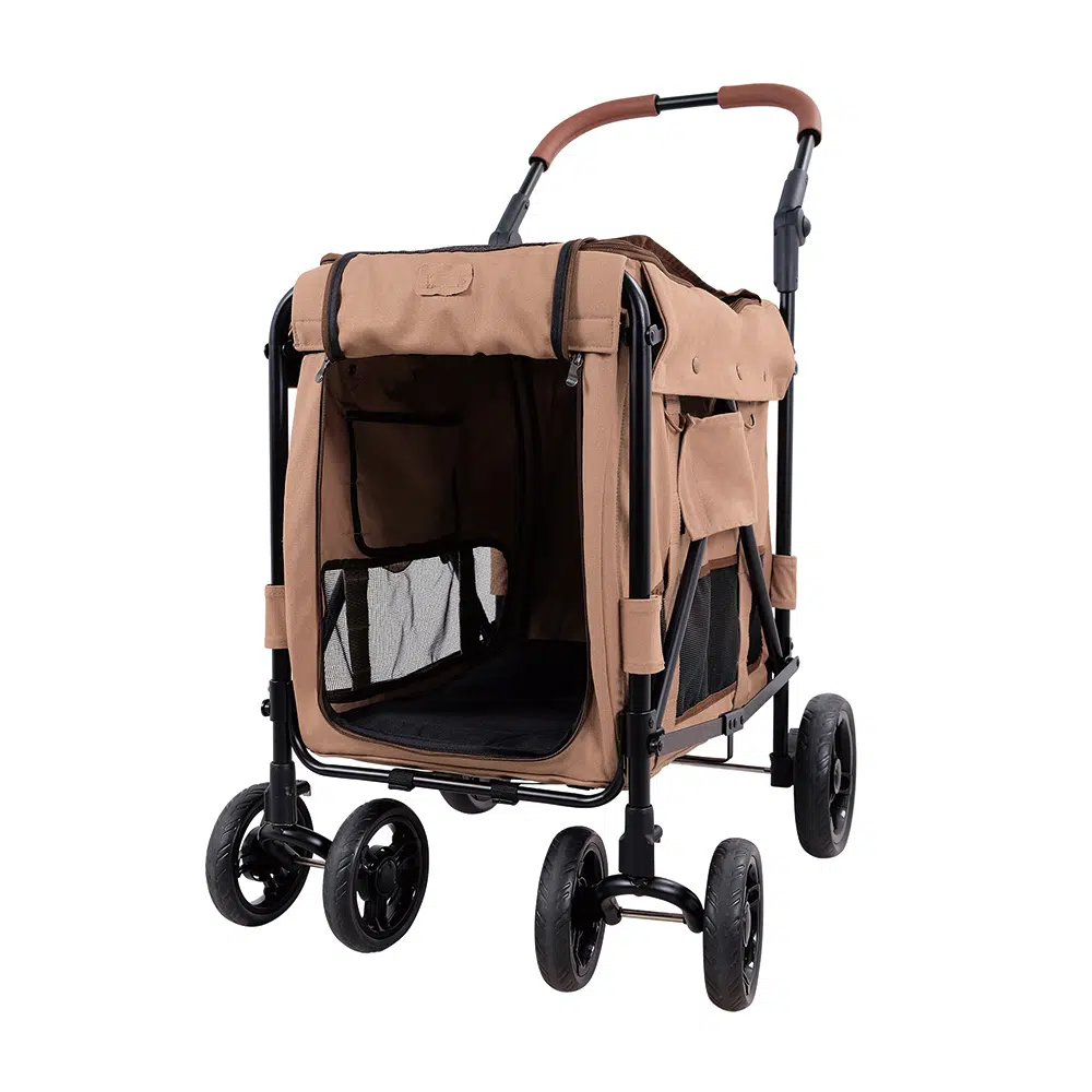 Ibiyaya Pet Wagon for dogs up to 25kg - Dirty Peach - Henlo Pets