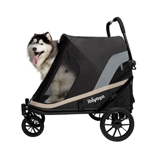 Ibiyaya Grand Cruiser Foldable Pet Stroller - Large Breeds, Elderly & Injured Pets - Henlo Pets