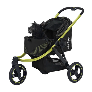 Ibiyaya The Beast Running/Hiking Jogging Pet Stroller - Jet Black - Henlo Pets