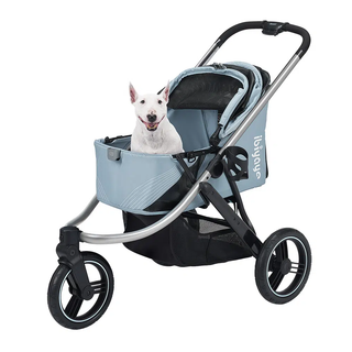 Ibiyaya The Beast Running/Hiking Jogging Pet Stroller - Flash Grey - Henlo Pets